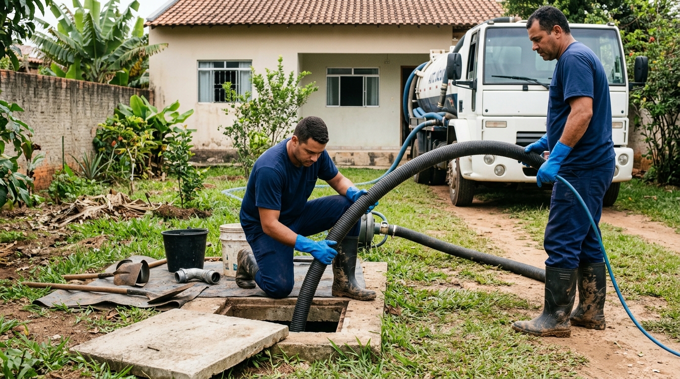 Esgotamento de fossa em Niterói-RJ